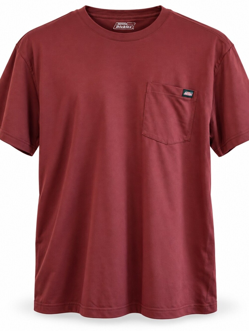 Dickies Men’s L Burgundy Performance Pocket T-Shirt Workwear Skate